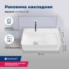 Раковина Aquanet Comfort 2 500х310мм, белый фото 2