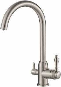 Смеситель для кухни ZorG Steel Hammer SH 723 SATIN