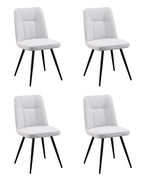 Набор из 4 стульев Stool Group Hedd OS-2451-1 Lumos-03 DUAL X4 серые