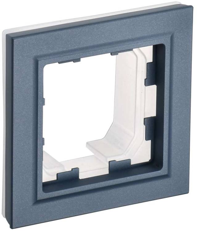 Рамка 1-постовая IEK Brite BR-M12-44-K35 маренго