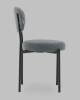 Набор из 4 стульев Stool Group Бриф DD AV 477-F83-K477NEW-9005-K X4 темно-серый, букле фото 4