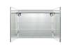Зеркало-шкаф Aquatek AQ7904-MLC с подсветкой, хром, 90x70x13.3 фото 3
