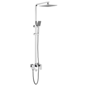Душевая стойка Abber Daheim AF8216 с изливом, хром