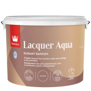 Лак интерьерный Tikkivala Lacquer Aqua матовый 9 л
