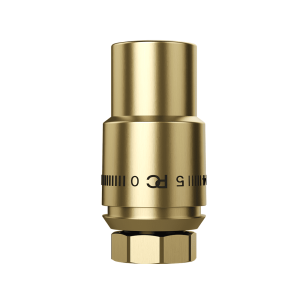 Термостатическая головка Primoclima Armature Cristal PCHEAD06G М30х1,5, золото