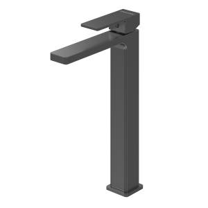 Смеситель для раковины Grossman Style 520.K35.05.420 высокий, графит сатиновый