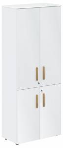 Шкаф книжный Skyland Forta 00-07088259 Белый премиум