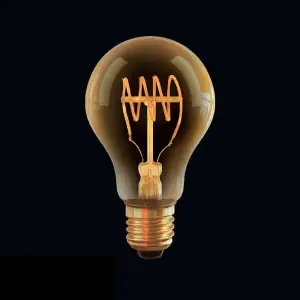 Лампа светодиодная диммируемая Voltega Loft Led E27 4W 2800K прозрачная VG10-A60GE27warm4W-FB 7078