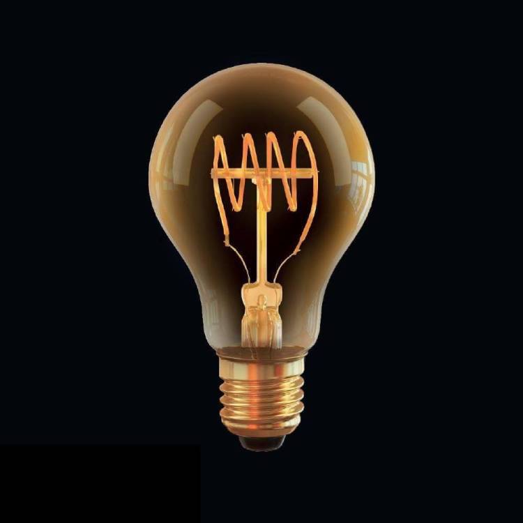 Лампа светодиодная диммируемая Voltega Loft Led E27 4W 2800K прозрачная VG10-A60GE27warm4W-FB 7078