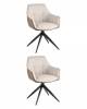 Стул обеденный Stool Group Alba OSN-2128K UF920-01mUFPK-01 X2 Бежевый 2 шт.