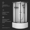 Душевая кабина Am.Pm X-Joy W94C-401A-090BT 90x90, 1/4 круга, профиль матовый черный, стекло прозрачное фото 8
