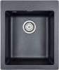 Комплект Paulmark Leer PM104249-BLM черный металлик + Смеситель Paulmark Logas Lo213021-418 для кухонной мойки, черный металлик фото 2
