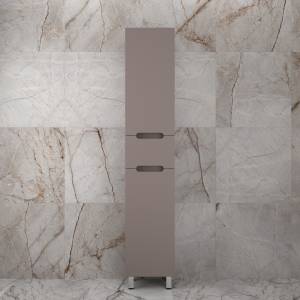 Шкаф-пенал Style Line Матис ЛС-00002391 напольный, тауп темный, 110x36