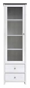 Стеллаж комбинированный BlackRedWhite Порто BRW_70003203