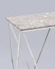 Стол туалетный Stool Group Авалон ECST-0551 сталь серебро 122x41 фото 3