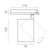 Трековый светодиодный светильник Lightstar Alta Base A5346TRIAC фото 4