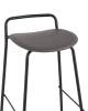Стул барный Stool Group Mantis 9083T dark grey экокожа, темно-серый фото 7