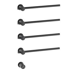 Полотенцесушитель электрический Timo Saona 040/03SM встраиваемый, черный матовый