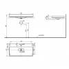 Раковина TOTO SG LW172YB#XW 900х470х65 с 1 отверстием под смеситель, без перелива, белый фото 2