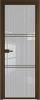 Межкомнатная дверь Profil Doors 3 AX цвет профиля Деорэ, стекло безопасное 6 мм страйп 600x2000