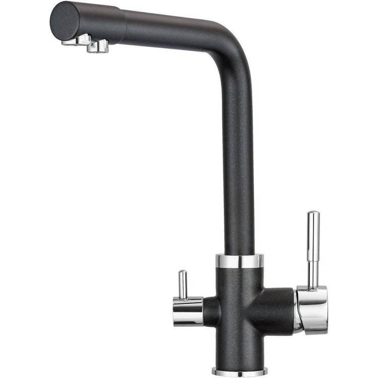 Смеситель для кухни Granula GR-2015 шварц