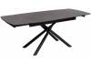 Стол Woodville Rivoli 493168 matt black marble sintered stone, black 140(200)x90x76 фото 8