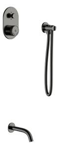 Душевой комплект Boheme Tech 154-GM Gun Metal