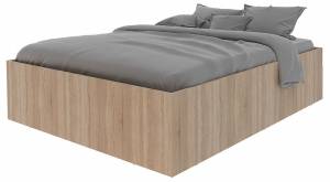 Кровать двуспальная Столлайн Илга 2020041503000 Дуб сонома