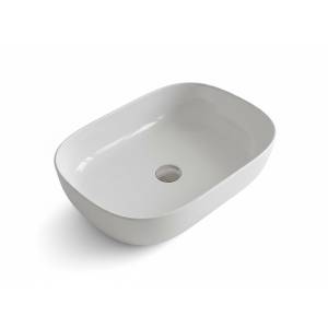 Раковина Scarabeo Glam 1804 41 55 см, белая жемчужная