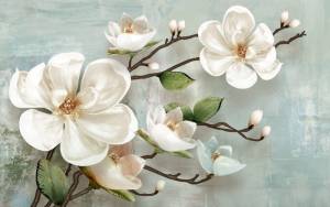 3D Фотообои Artegrafico «Вишневая фантазия» FANT-080 акварель