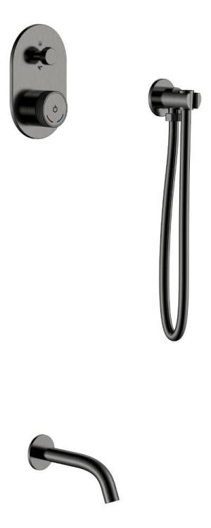 Душевой комплект Boheme Tech 154-GM Gun Metal