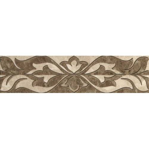Бордюр Gracia Ceramica Saloni 010212001736 Brown Border 01 7.5x30