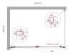 Душевой уголок Belbagno LUCE-AH-1-140/100-C-Cr профиль хром, стекло прозрачное, 140x100x195 фото 6