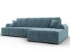 Диван угловой Лига Диванов Лига-080 134746 Бирюзовый
