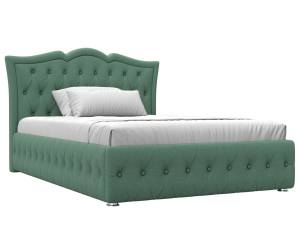 Интерьерная кровать Лига Диванов Герда 123590 зеленый 140x200