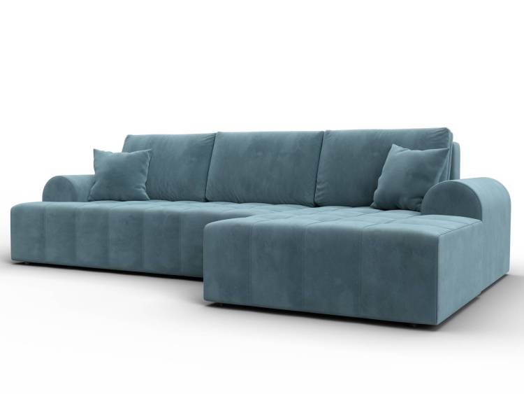 Диван угловой Лига Диванов Лига-080 134746 Бирюзовый