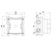 Скрытая часть смесителя Wonzon & Woghand WW-INB362A на 2 потребителя фото 2