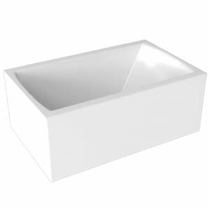 Акриловая ванна Marka One Modern 130x70 с каркасом 03пу1370