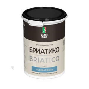 Декоративное покрытие с эффектом мокрый шелк Silk Plaster AlterItaly Briatico 0.9 л