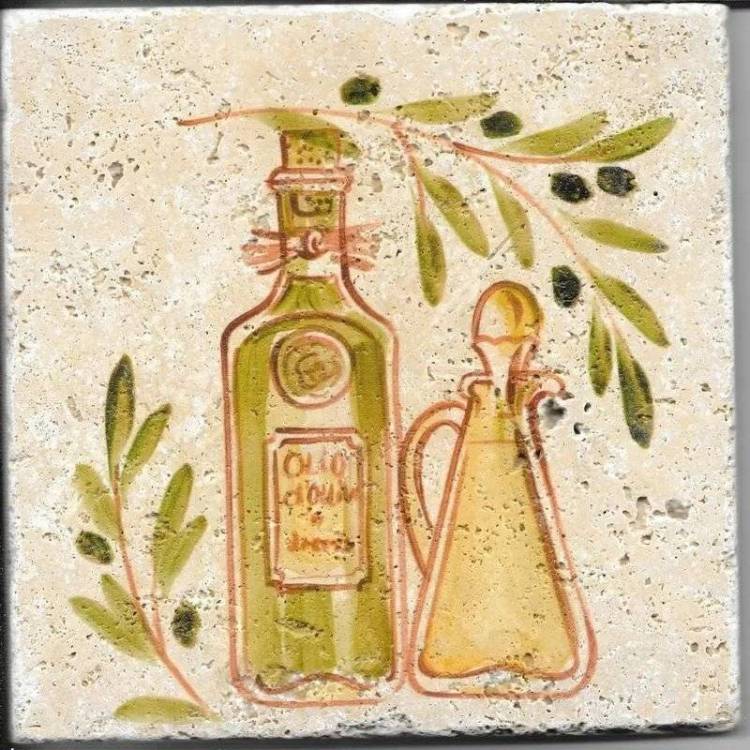 Декор Плитка Антика Provance Оливки №1 20x20