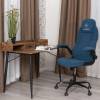 Кресло компьютерное Tetchair Bazuka metalBL 25046 синий, велюр фото 15