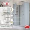 Душевая кабина AvaCan D2012LN без крыши, 120x80x203 фото 2