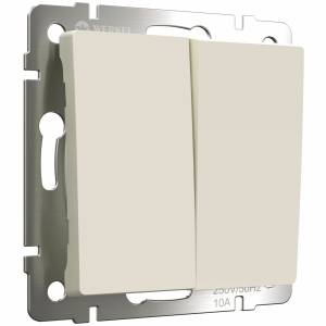 Выключатель двухклавишный Werkel Айвори W1120062