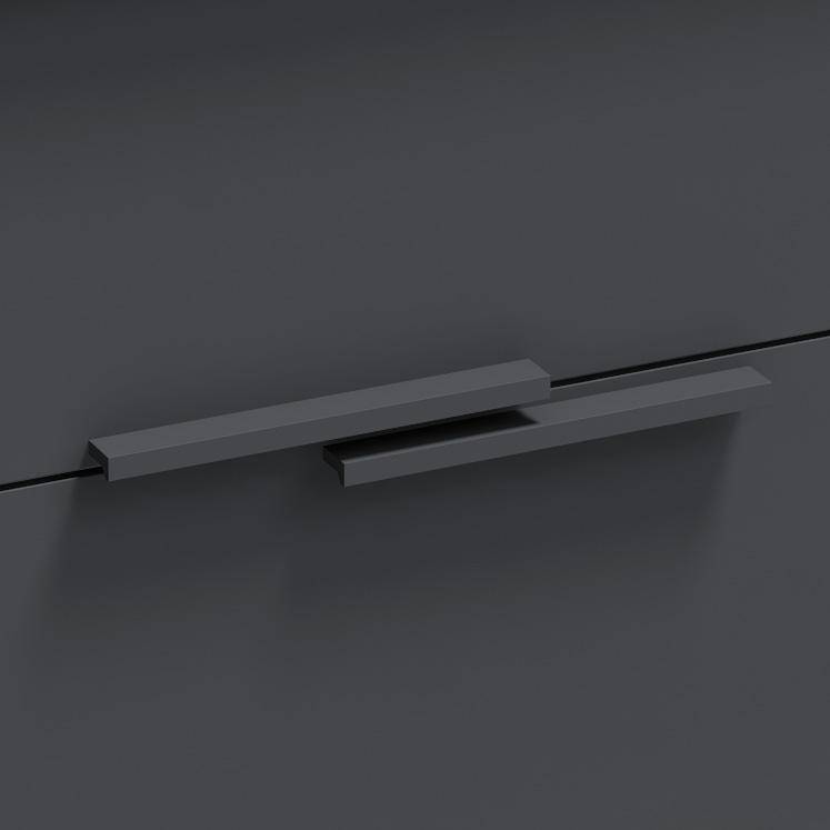 Ручка для мебели Jacob Delafon Vivienne EB1589-S40 для тумбы насыщенный серый сатин