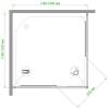 Душевой уголок Royal Bath HPD RB 1212 HPD-C 120x120 фото 4