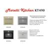 Мойка кухонная Maretti Kitchen KT490-BL черный, 49x42 фото 4
