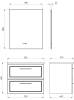 Тумба с раковиной ASB-Mebel Белмонти 75 Софт белый подвесная фото 4