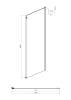 Боковая стенка Ambassador Benefit 120HX (1200x2000) фото 3