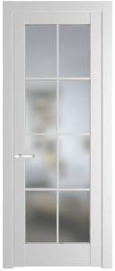Межкомнатная дверь Profil Doors 4.1.2 (р.8) PD полотно Крем Вайт, стекло матовое с двух сторон 700x2000