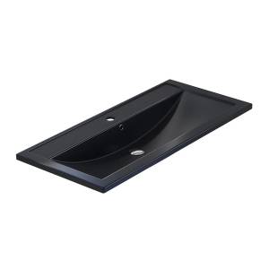 Раковина Uperwood Foster Quartz 291030046 черная матовая, уголь, 100x45.5